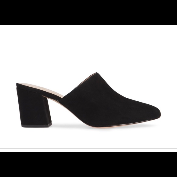 J. Crew Shoes - J. Crew Block Suede Heel Mule